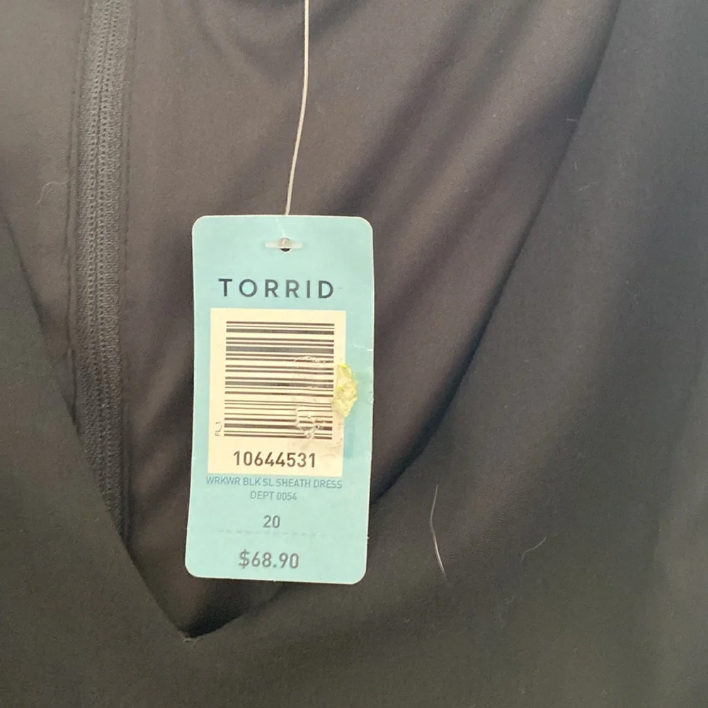 Torrid dress black. size 20 never worn. asking $20 - Picture 2 of 4